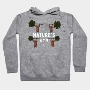 Nature’s Gym Funny Hiking and Camping Hoodie